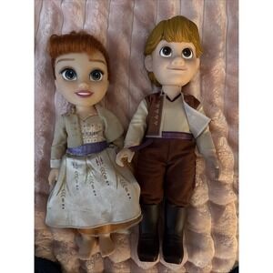 Disney Frozen 2 Kristoff 15" Doll W/Boots And Anna Doll